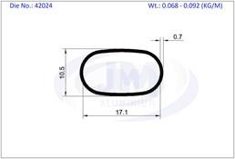 OVAL TUBE 18.5 X 10.5 