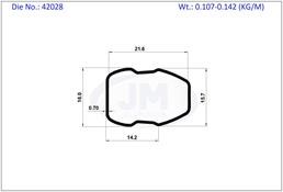 OVAL TUBE 15.7  X 21.6 